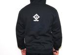 Baseball Serious Hoodie Black