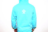 Baseball Serious Hoodie Scuba Blue